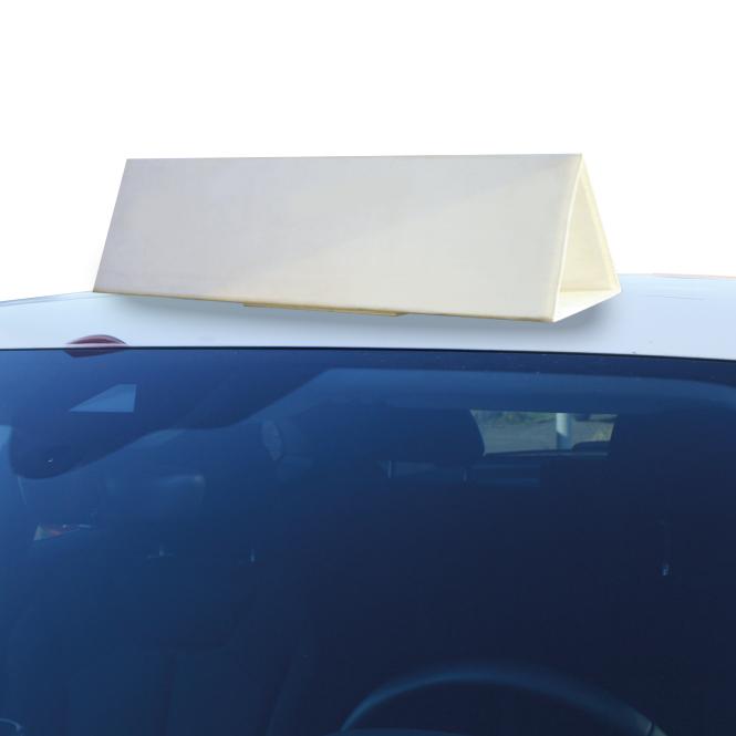 Car Roof Sign "Coro", neutral, white, 2 piece
