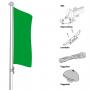 GFK Flagpole with internal hoisting, 12