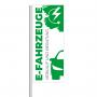 Flag "E-Fahrzeuge" green/white