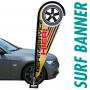 Surfbanner mit Ihrer Werbung 70x194 cm