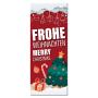 Fahne "Frohe Weihnachten + Merry Christmas"