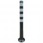 flexible Post black Stripes silver,