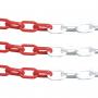 Plastic Chain, red/white