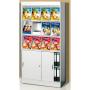 Brochure Cabinet 12 x A4 with sliding door cabinet