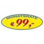 Monatsratensticker blau/gelb/rot