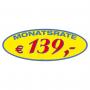 Monthly Rate Sticker 139,-